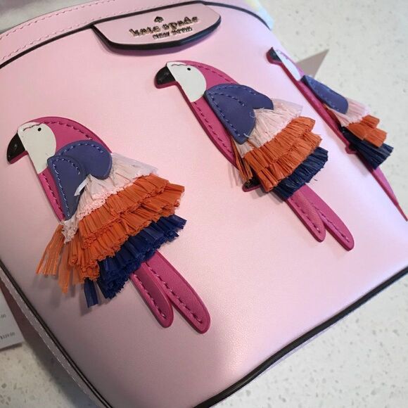 Kate Spade pippa flock party small bucket bag - Picture 3 of 13